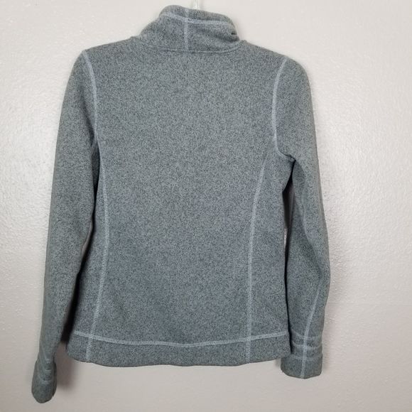 The North Face Gray Full Zip Fleece Jacket S - Picture 4 of 6